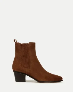Veronica Beard Boots & Booties>Alina Suede Bootie in
