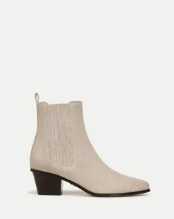 Veronica Beard Boots & Booties>Alina Suede Bootie in