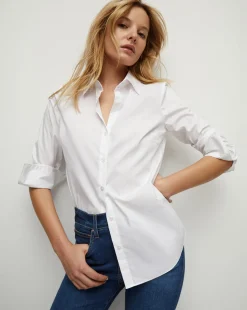 Veronica Beard Tops|Vb Classics>Amelia Button-Down Shirt in