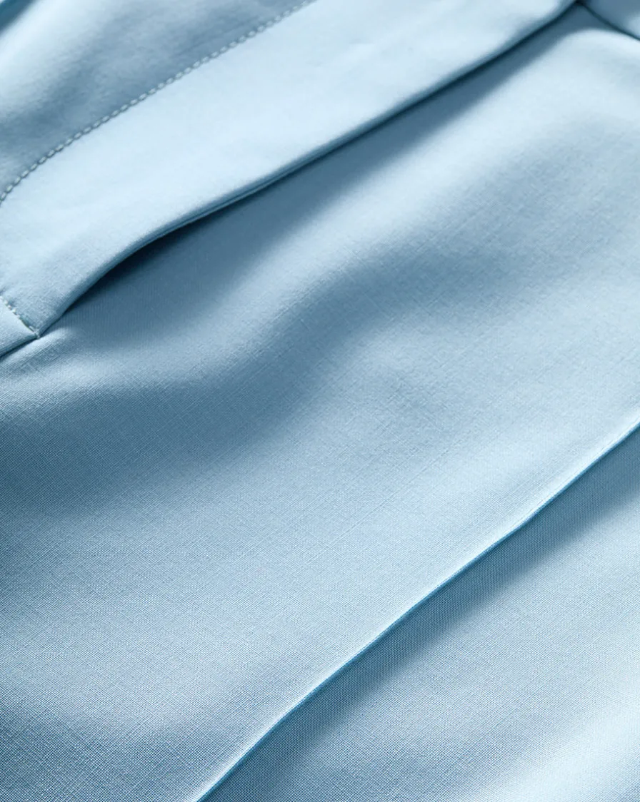 Veronica Beard Pants|Matching Sets>Arte High Waist Pants in Light Blue