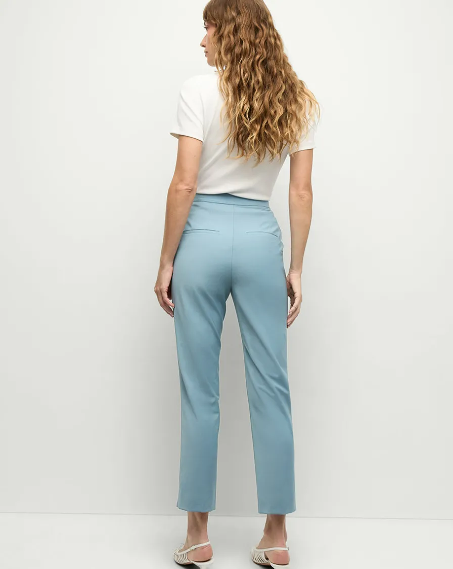 Veronica Beard Pants|Matching Sets>Arte High Waist Pants in Light Blue