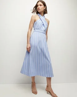 Veronica Beard Dresses>Baylee Poplin Dress in