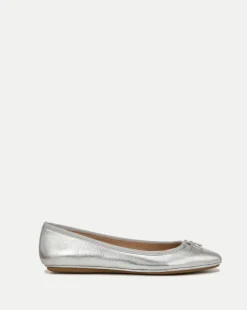 Veronica Beard Flats & Loafers>Beatrix Metallic Ballet Flat