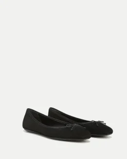 Veronica Beard Flats & Loafers>Beatrix Suede Ballet Flat
