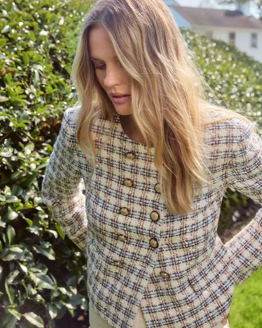 Veronica Beard Jackets & Outerwear>Bentley Tweed Jacket in