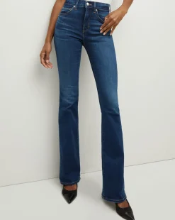 Veronica Beard Jeans|Vb Classics>Beverly High Rise Skinny Flared Jeans