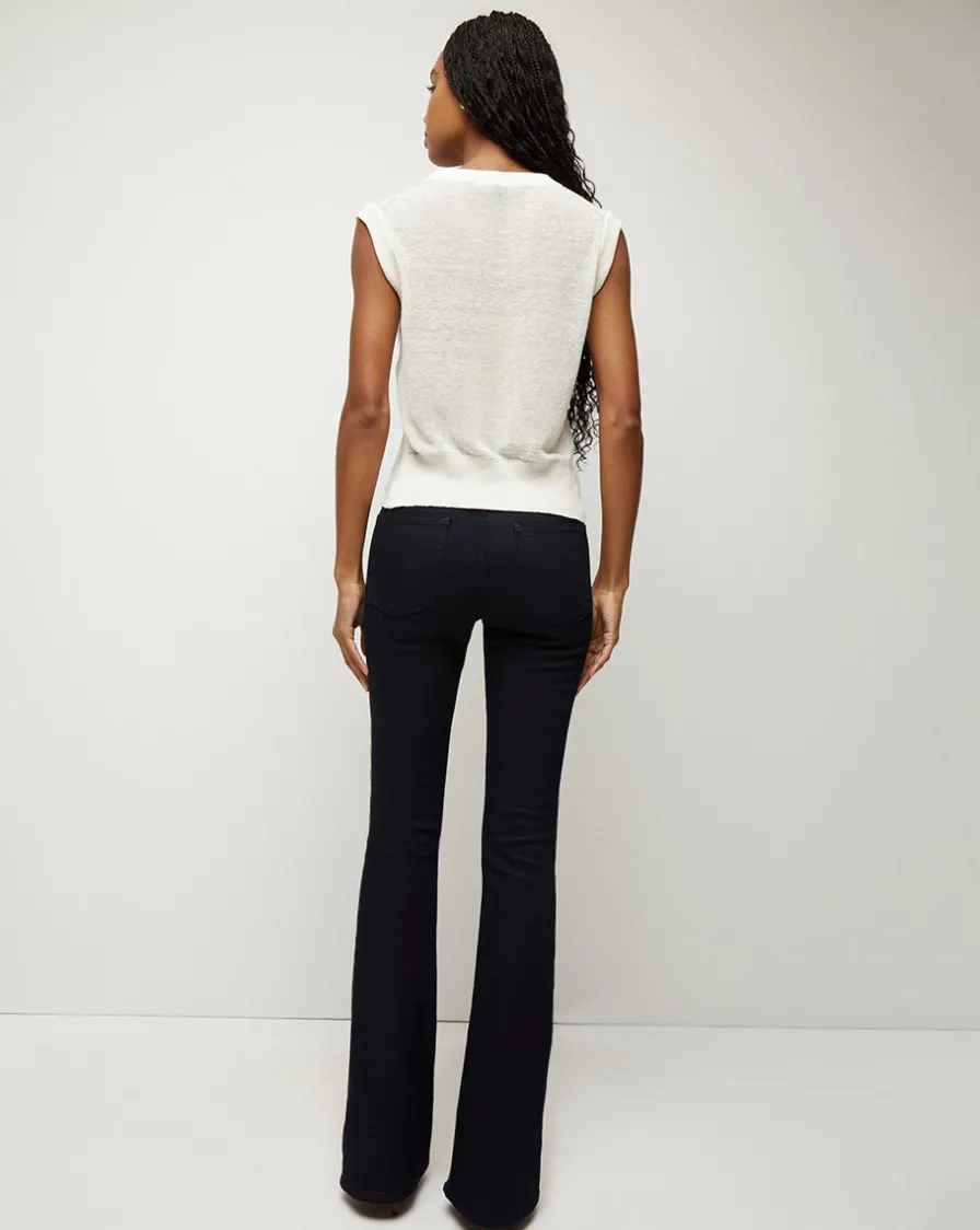 Veronica Beard Jeans|Extended Sizes>Beverly Skinny-Flare Jean Extended