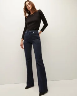 Veronica Beard Tops>Britney Puff-Sleeved Top