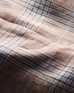 Veronica Beard Pants>Brixton Linen Pant in Khaki Multi