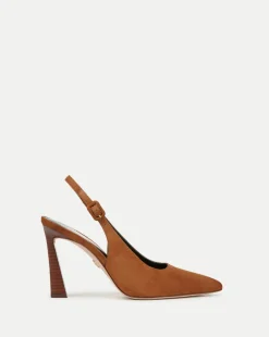 Veronica Beard Pumps>Callie Suede Slingback Pump in