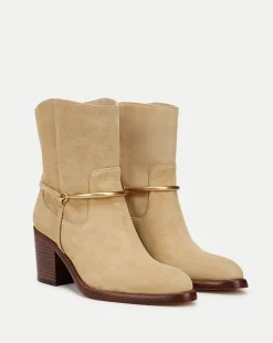 Veronica Beard Boots & Booties>Camden Suede Bootie in