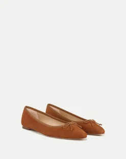 Veronica Beard Flats & Loafers>Catherine Suede Ballet Flat in