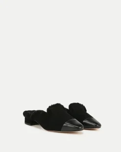 Veronica Beard Flats & Loafers>Cecile Shearling Mule in