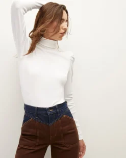 Veronica Beard Tops>Cedar Turtleneck