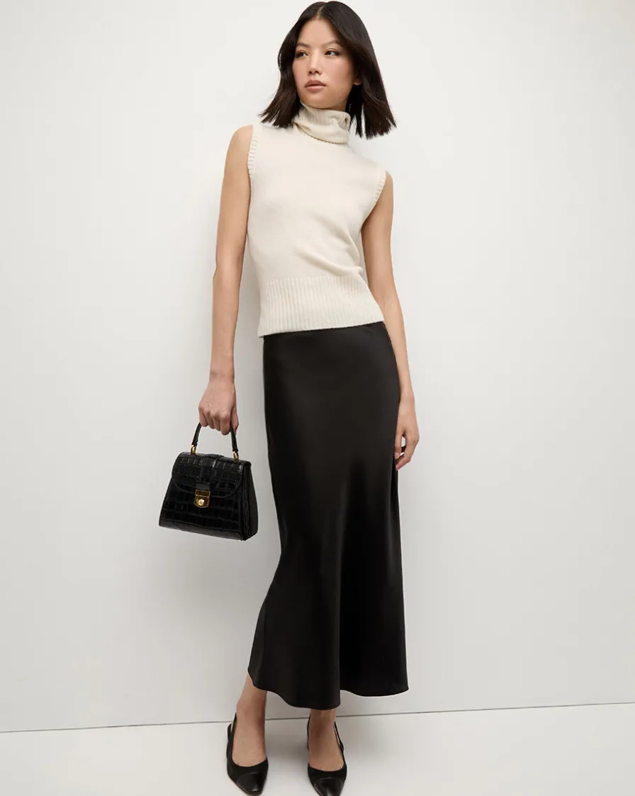 Veronica Beard Skirts & Shorts|The Veronicas' Favorites>Clover Stretch Silk Midi Skirt in