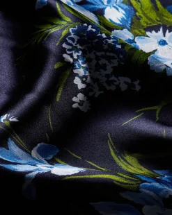 Veronica Beard Skirts & Shorts>Clover Stretch-Silk Skirt in Navy Multi