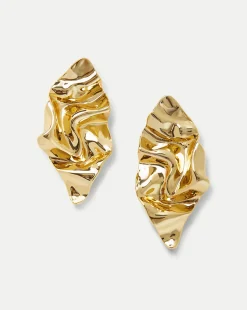 Veronica Beard Accessories|Party Dressing>Crumpled Earring in