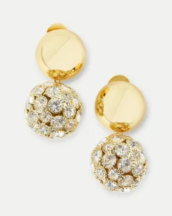 Veronica Beard Accessories|The Gift Guide>Crystal Sphere Stud Earrings in