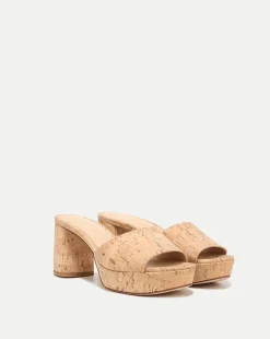 Veronica Beard Sandals>Dali Block-Heel Sandal