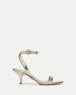 Veronica Beard Sandals>Darcelle Metallic Leather Sandal in