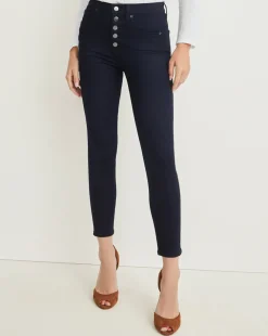 Veronica Beard Jeans|Vb Classics>Debbie Ankle-Crop Skinny Jean in