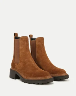 Veronica Beard Boots & Booties>Delilah Suede Bootie in