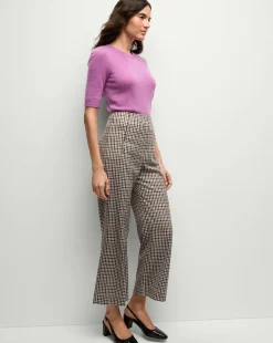 Veronica Beard Pants|Matching Sets>Dova Pant in Oat Multi