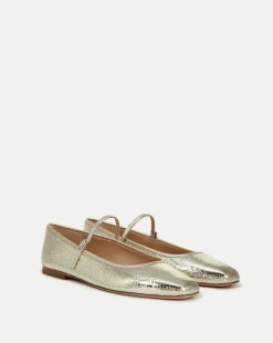 Veronica Beard Flats & Loafers>Ellie Metallic Flat in