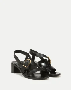 Veronica Beard Sandals>Etta Leather Sandal in