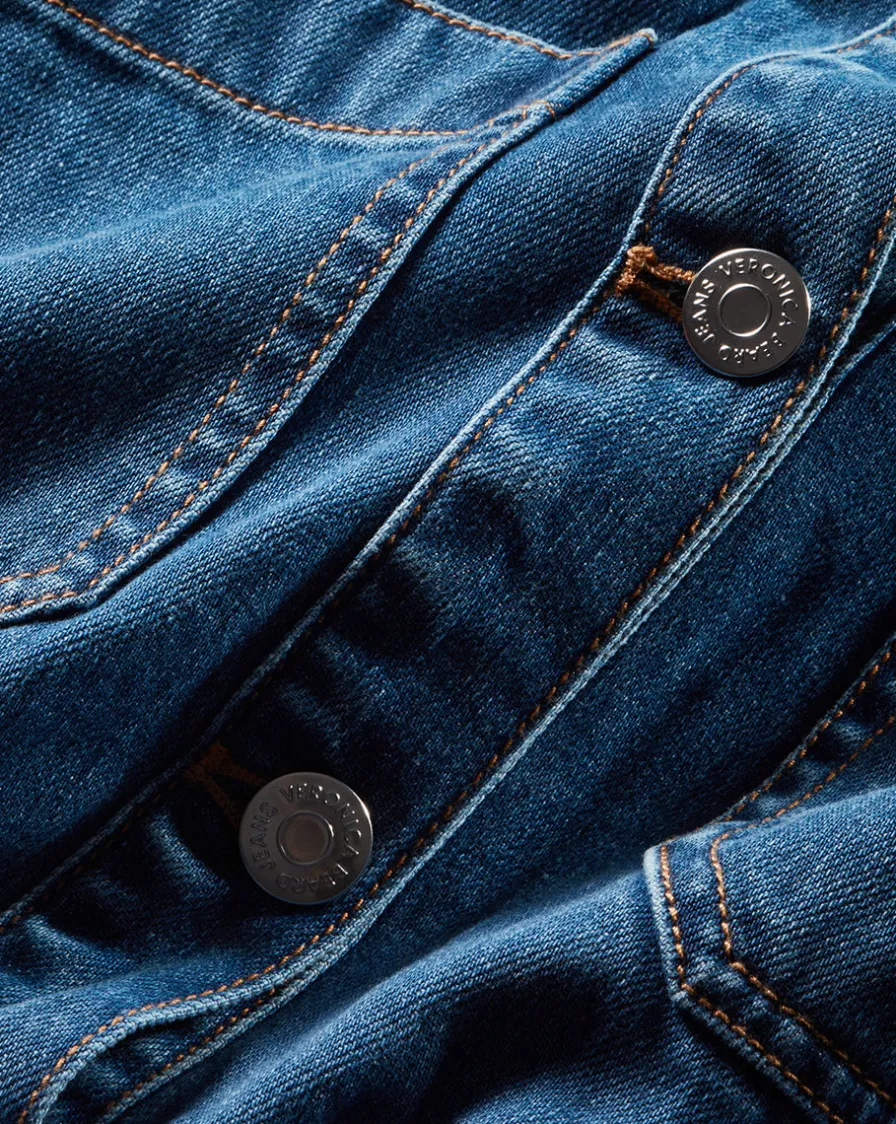 Veronica Beard Dresses>Evelyn Chambray Dress in