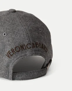 Veronica Beard Accessories|The Gift Guide>Flannel Baseball Cap in Heather Grey
