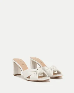 Veronica Beard Sandals>Ganita Knot-Front Sandal in