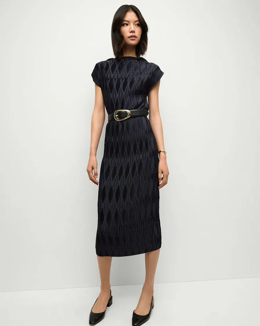 Veronica Beard Dresses>Gramercy Pleated Dress in