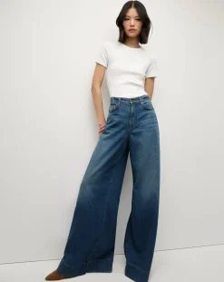 Veronica Beard Jeans>Haizley Wide-Leg Jean in