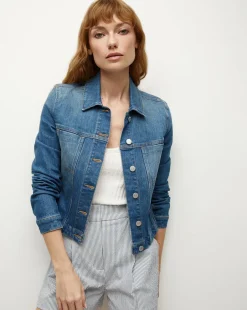Veronica Beard Jackets & Outerwear>Holden Denim Jacket in