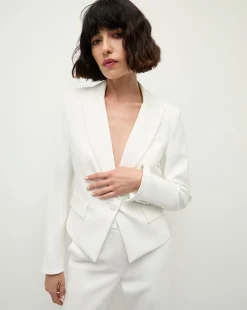 Veronica Beard Jackets & Outerwear|Matching Sets>Hosanna Dickey Jacket in White