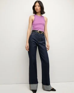 Veronica Beard Tops|Sweaters>Jerrel Cashmere Tank Top in Purple