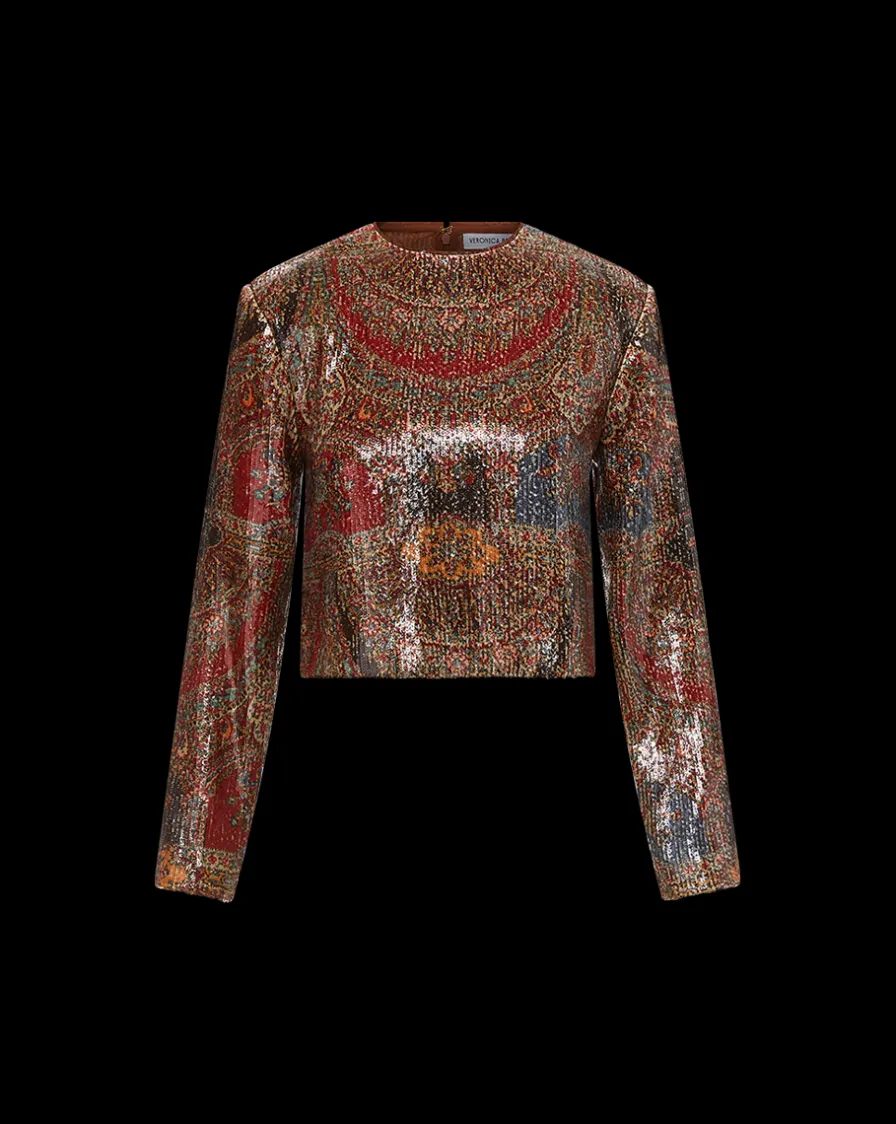 Veronica Beard Tops|The Veronicas' Favorites>Kippa Top in Red Multi