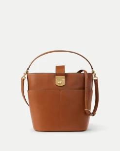 Veronica Beard Shoulder Bags|Vb Classics>Large Crest Lock Bucket Bag in