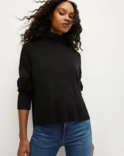 Veronica Beard Sweaters|Tops>Lerato Chasmere Turtleneck Sweater in