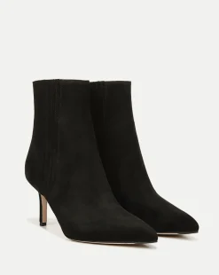 Veronica Beard Boots & Booties|Vb Classics>Lisa Mid-Heel Suede Bootie in