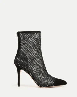 Veronica Beard Boots & Booties|The Veronicas' Favorites>Lisa Rhinestone Mesh Bootie in