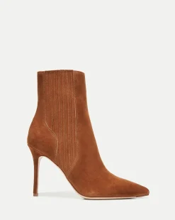 Veronica Beard Boots & Booties|Vb Classics>Lisa Suede Stiletto-Heel Bootie