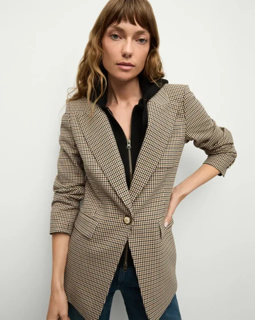 Veronica Beard Jackets & Outerwear|Matching Sets>Livvy Dickey Jacket | Houndstooth Blazer