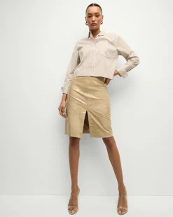 Veronica Beard Tops>Maia Striped Shirt in