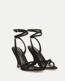 Veronica Beard Sandals>Manuela Sculpted Wedge Suede Sandal