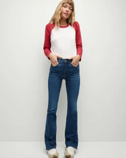 Veronica Beard Tops>Mason Baseball Tee in