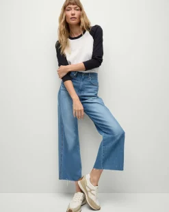 Veronica Beard Tops>Mason Baseball Tee in