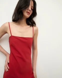 Veronica Beard Dresses|The Veronicas' Favorites>Mavis Maxi Slip Dress in Red