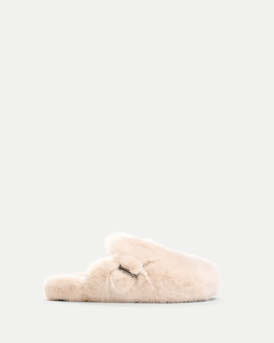Veronica Beard Accessories|The Gift Guide>Mink Clog Slippers in